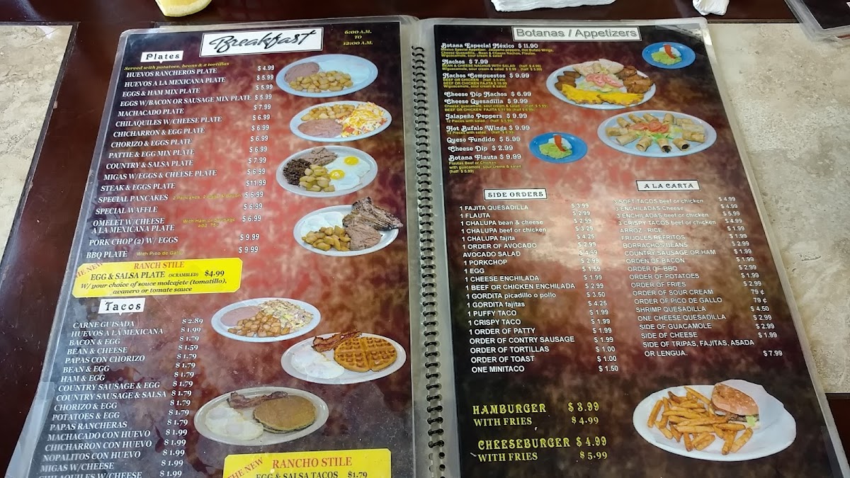 The Mexico Taqueria Menu - Image 4